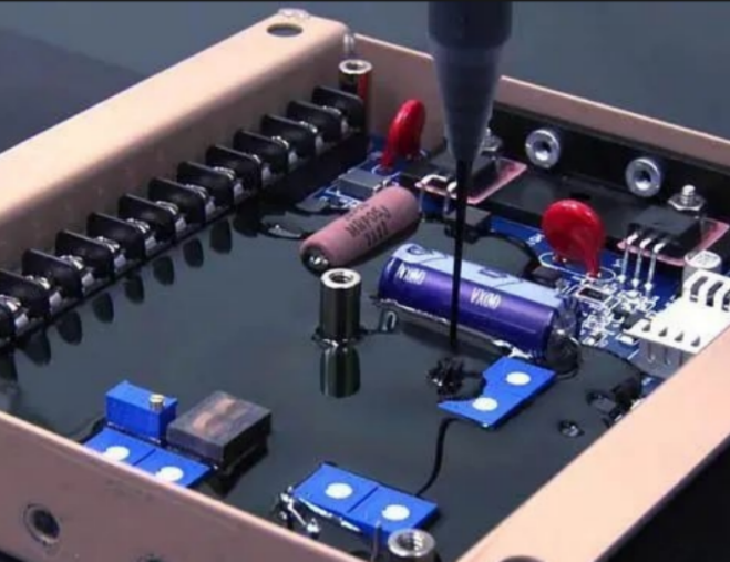 Two-component condensation potting glue