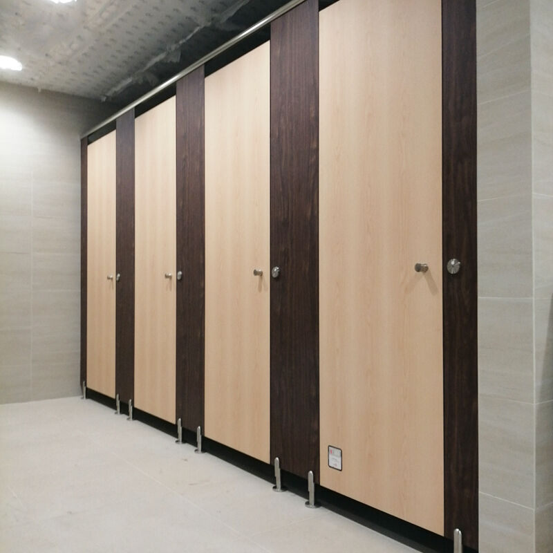 Floor Anchored Phenolic Board Toilet Cubicle