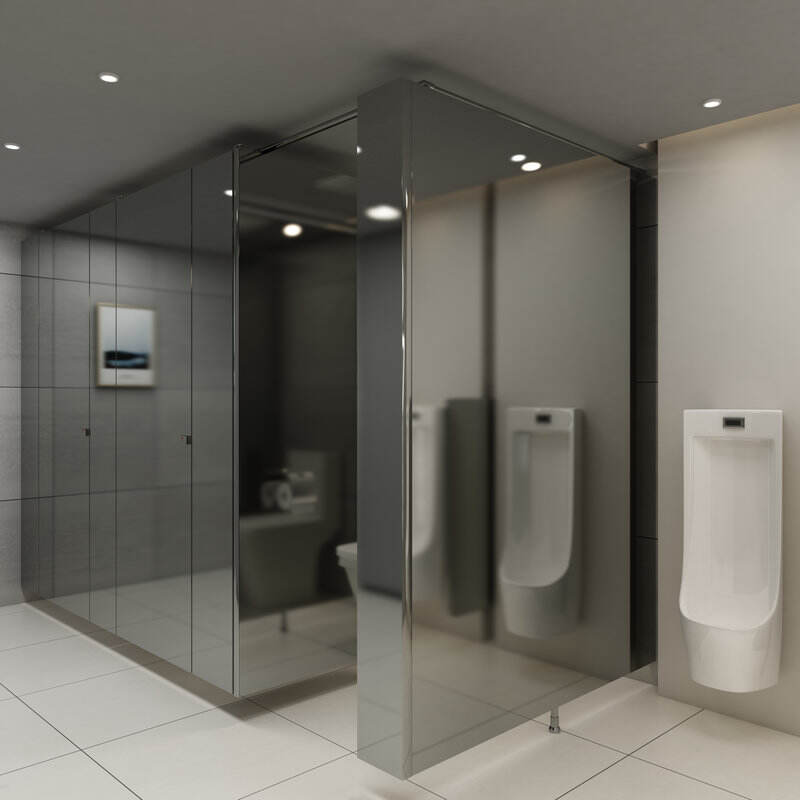  Enhance Public Restroom Experience with Spacious Toilet Stalls