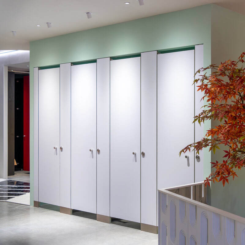  Elevate Your Public Restroom Experience with Our Commercial Restroom Stalls