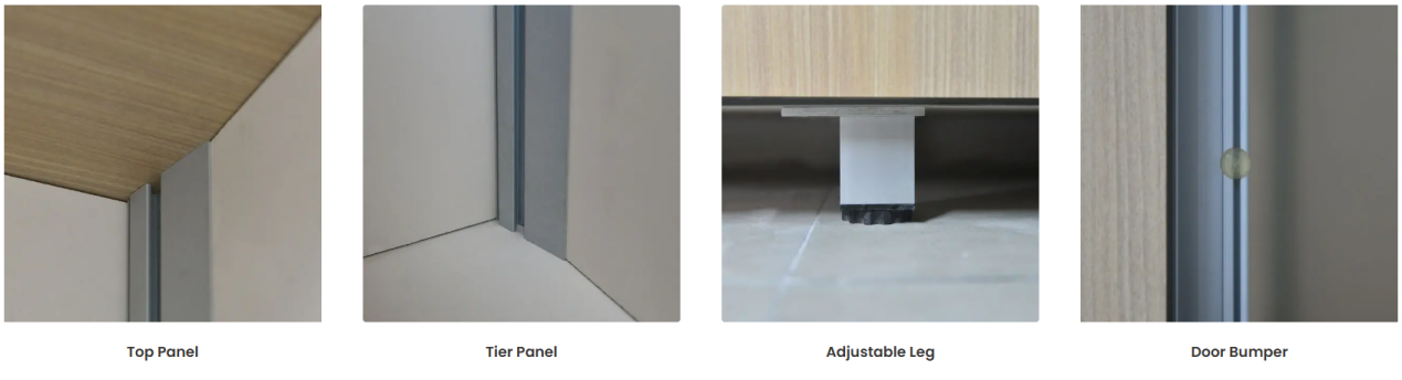 Durability Efficient Phenolic Locker with Aluminum Profile details