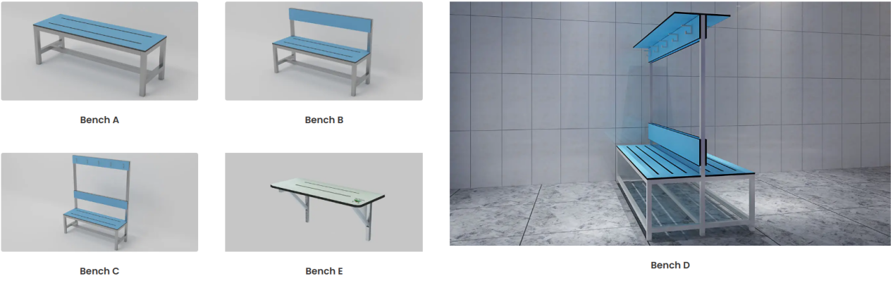 Phenolic Benches for Locker Room factory