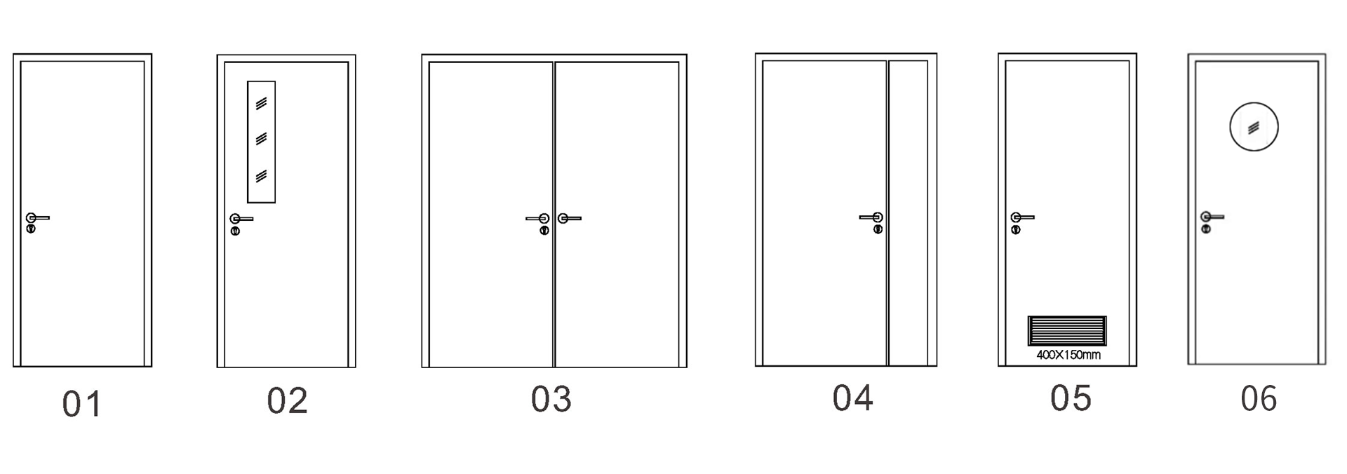 Simple and Full of Modern Beauty HPL Doors supplier