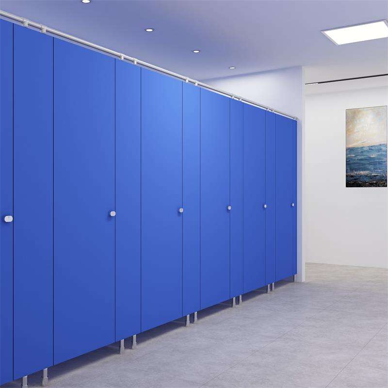 Overhead Braced Solid Phenolic Board Partitions