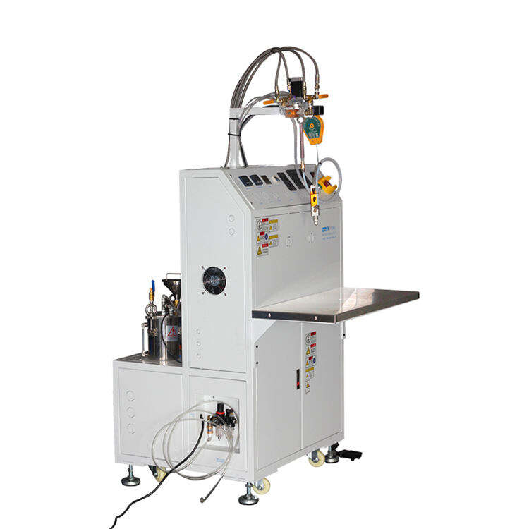 SEMI AUTOMATIC DOUBLE LIQUID GLUE FILLING MACHINE