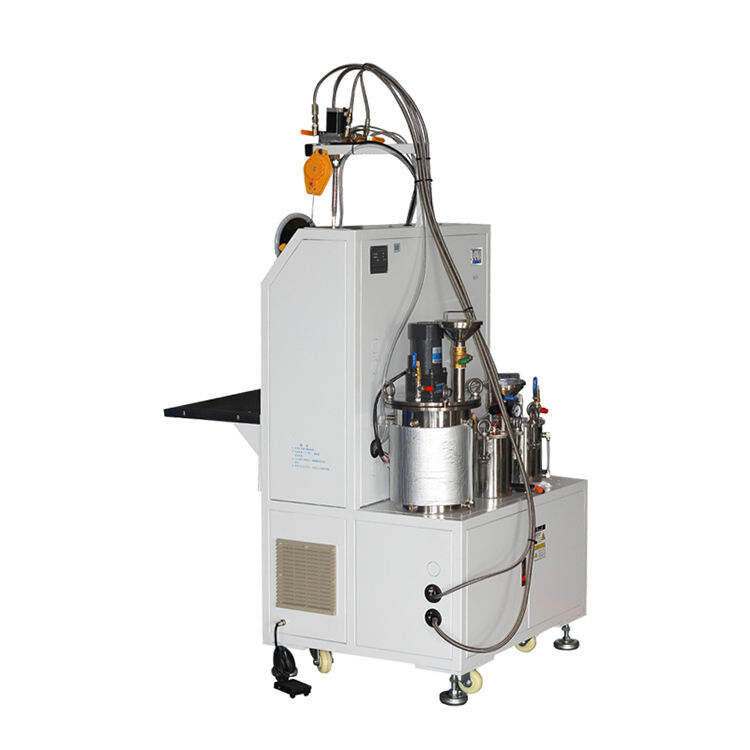 SEMI AUTOMATIC DOUBLE LIQUID GLUE FILLING MACHINE