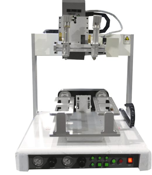 FOUR AXIS TURNOVER AUTO-GLUE DISPENSING MACHINE