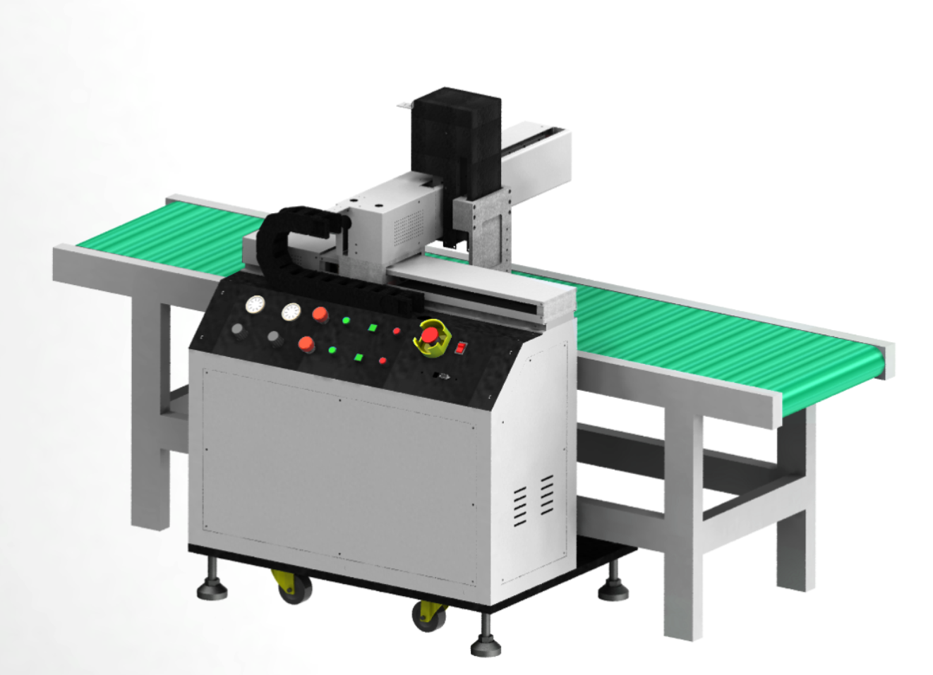 XY-D33403 AXIS GLUE DISPENSER IN THE ASSEMBLY LINE