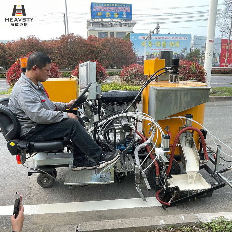 Важка нова дорожня машина для нанесення розмітки з термопластичного матеріалу гарячого нанесення класу 3А