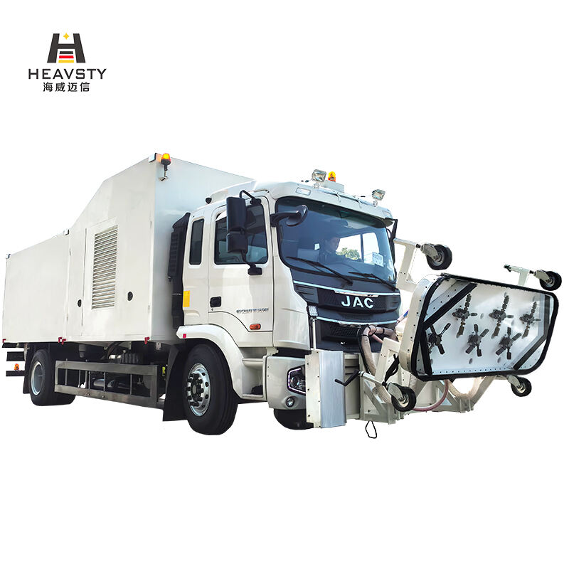 High Performance Runway Cleaners Hydroblasting Airport Glue Rubber Removal Truck