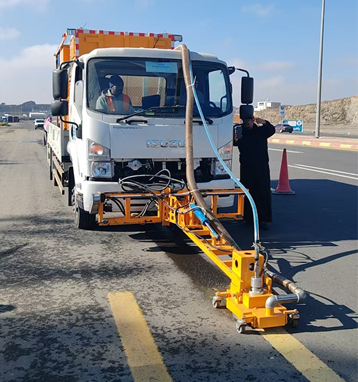 Cleaning of road markings: a satisfactory choice for Saudi Arabia customers