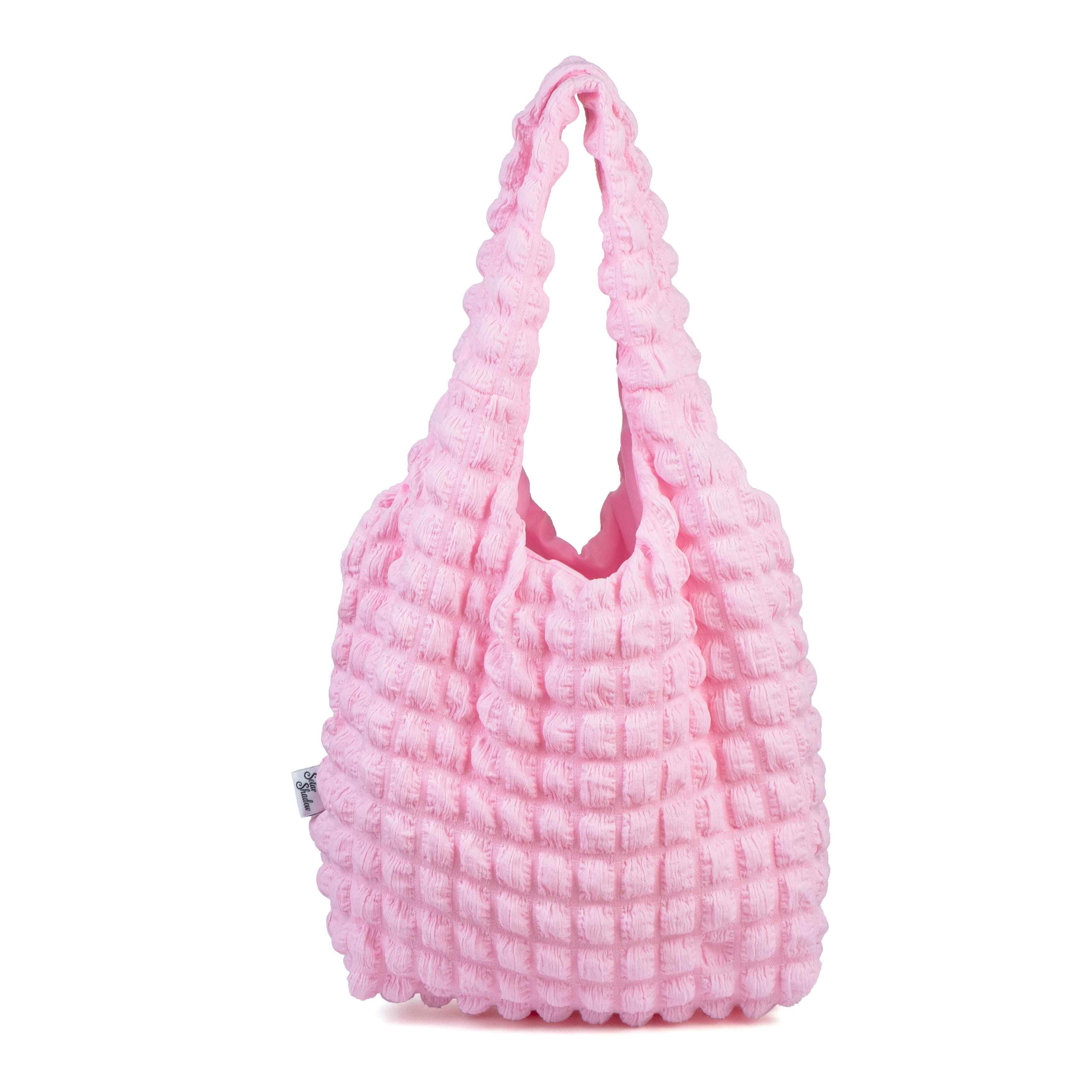Custom Bubble Puff Cloud Pleated Tote Bag
