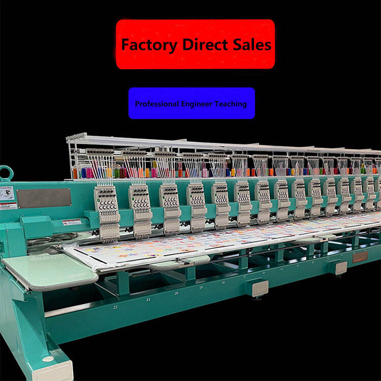 Large Multi-Head Industrial Embroidery Machine