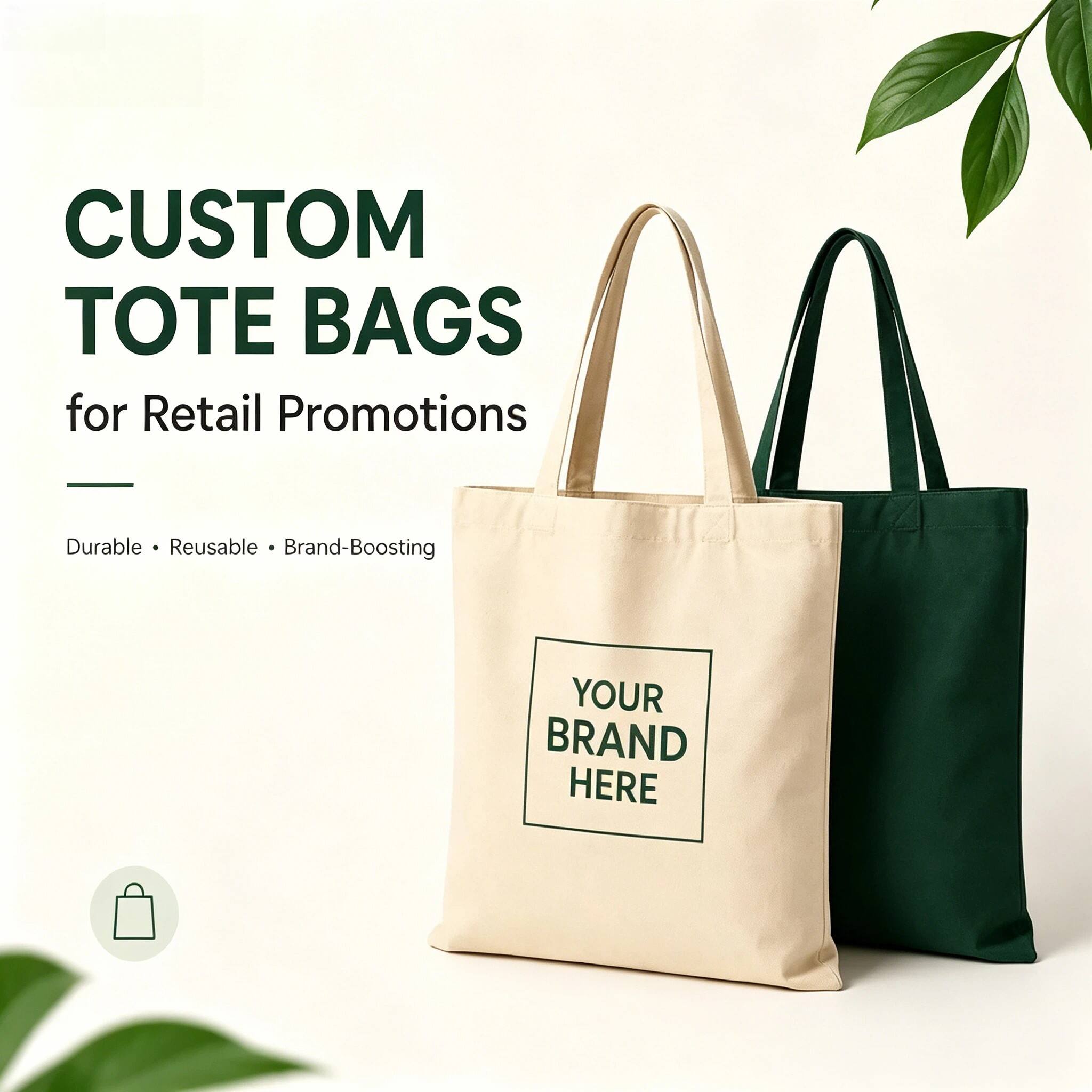 Custom Tote Bags for Retail Promotions