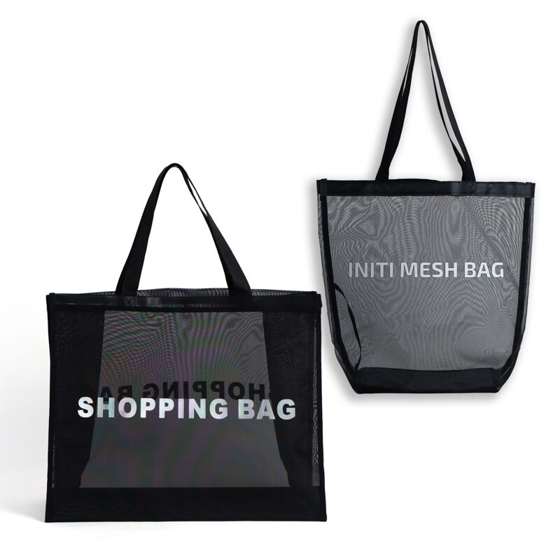 Custom Beach Tote Bag with Insulated Cooler Compartment