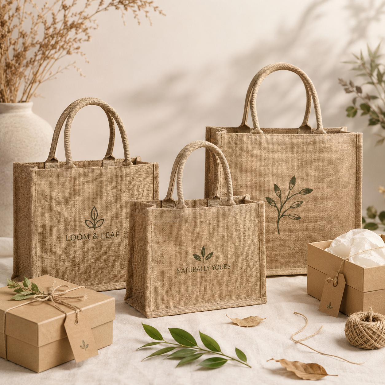 Custom Jute Bags for Eco-Friendly Packaging
