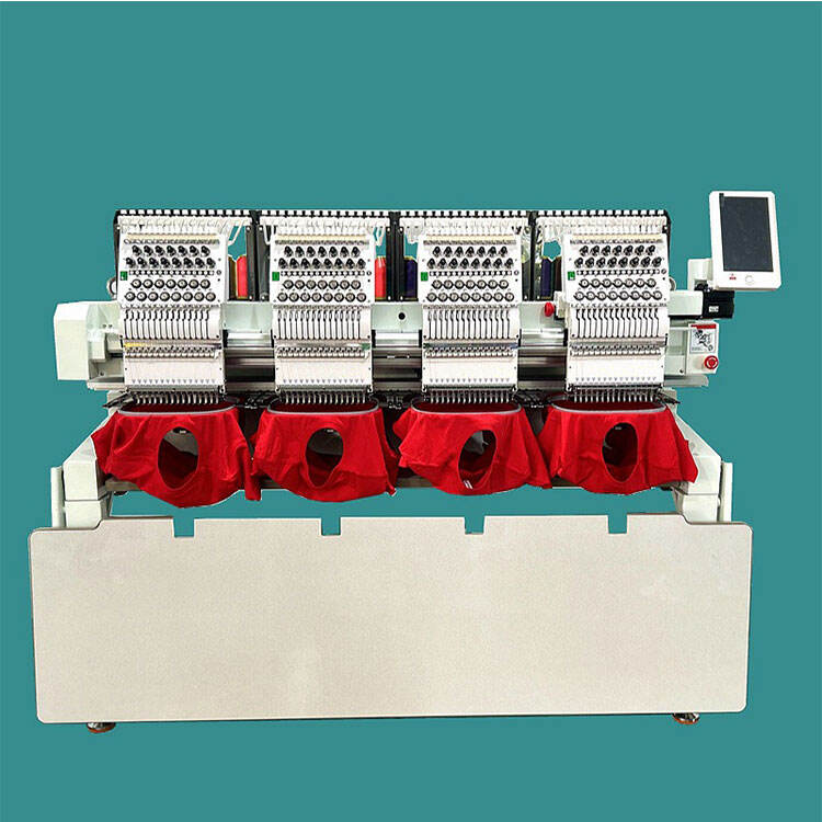 High Speed 4 Head Industrial Embroidery Machine