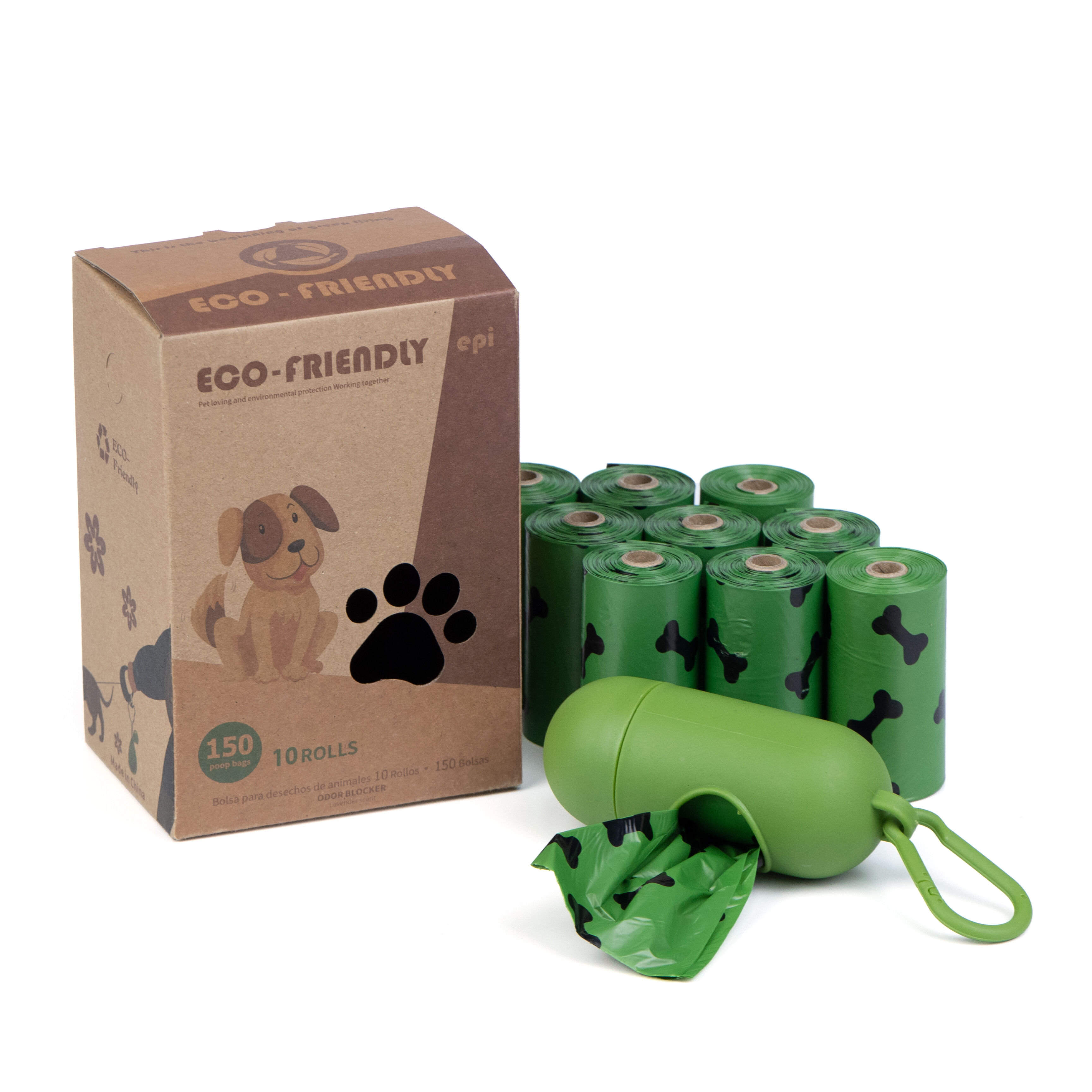 Custom Pet Waste Bags with Dispenser