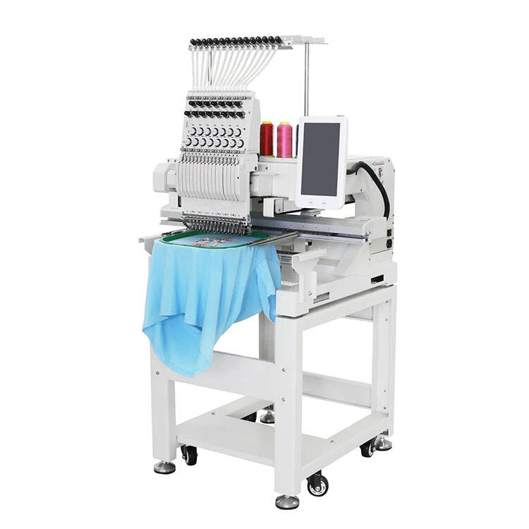 Single Head Computer Embroidery Machine for Garment, Shoes & Accessories