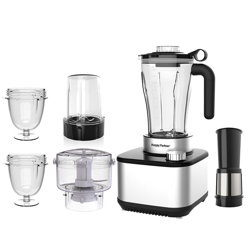 HappyPartner Blenders Penyesuai 3-Kelajuan Pengacau Dapur Elektrik Juicer dengan Motor Tembaga Murni untuk Gunakan di Rumah dan Hotel