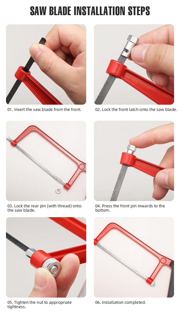 Woodworking Tools Adjustable Cutting Steel Hacksaw supplier