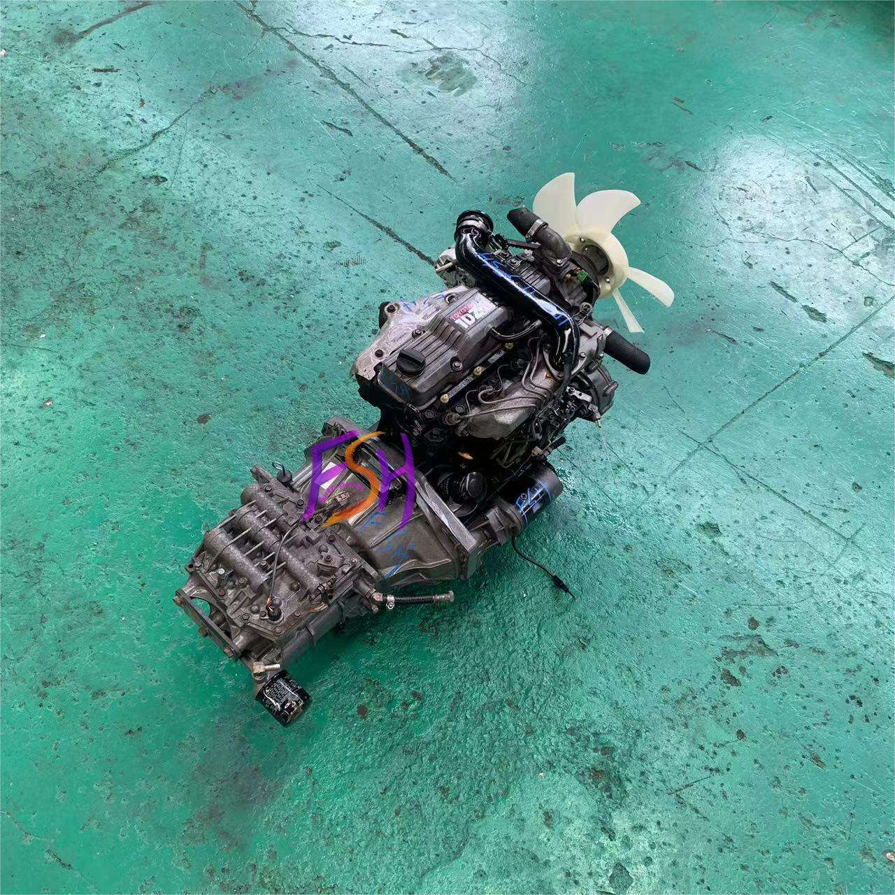 Good Condition for 1DZ-H Used Diesel Engine for Toyota Forklift supplier
