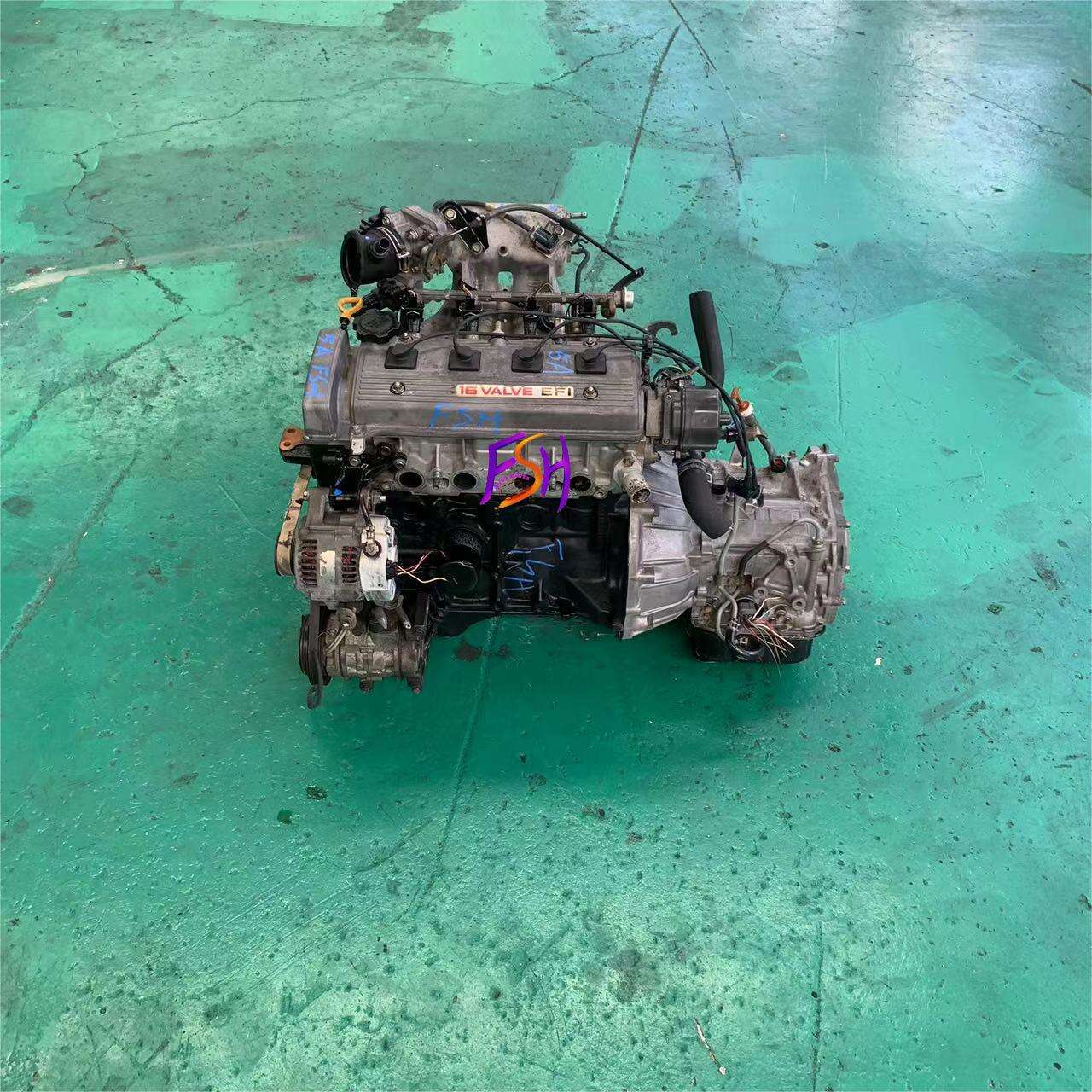 Complete Used Toyota 5A Gasoline Engine – Non-Rebuilt, Tested for Export details