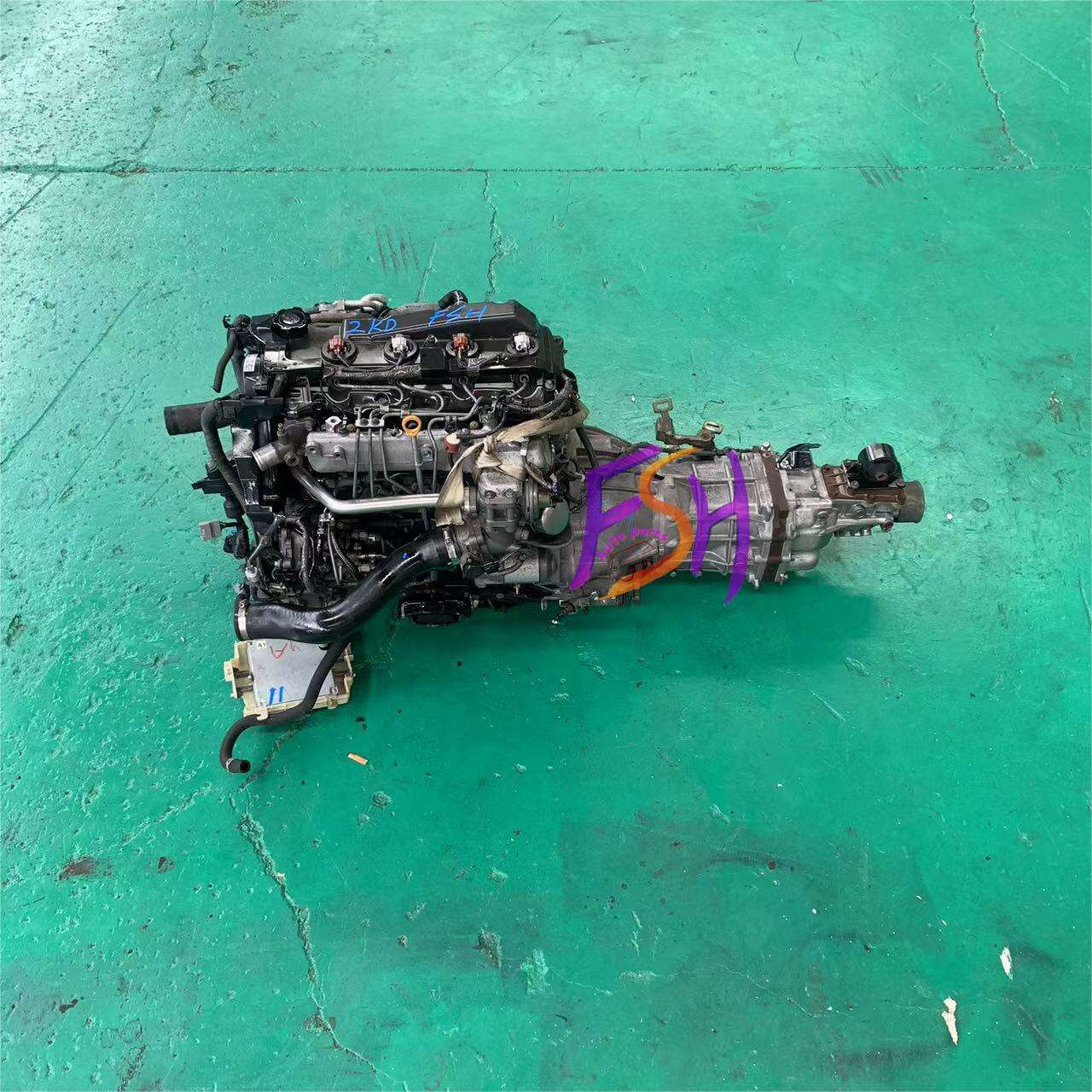 Complete High-Quality Auto Parts Toyota 2KD Used Diesel Engine  for Sale  manufacture