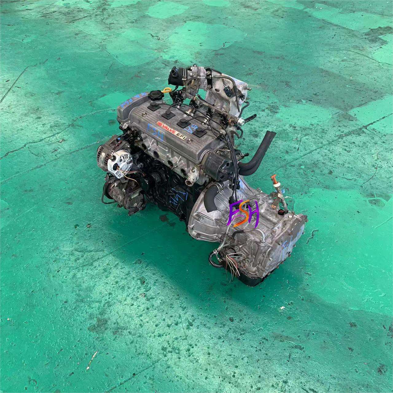 Complete Used Toyota 5A Gasoline Engine – Non-Rebuilt, Tested for Export manufacture
