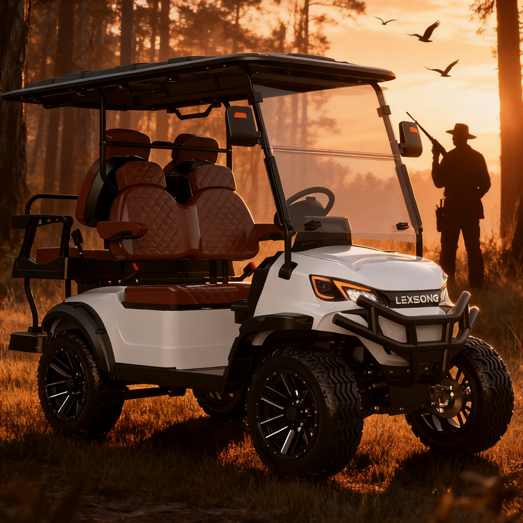 Lexsong’s 72V Lithium High-Clearance Golf Cart Earns Praise as a Community Mobility Solution