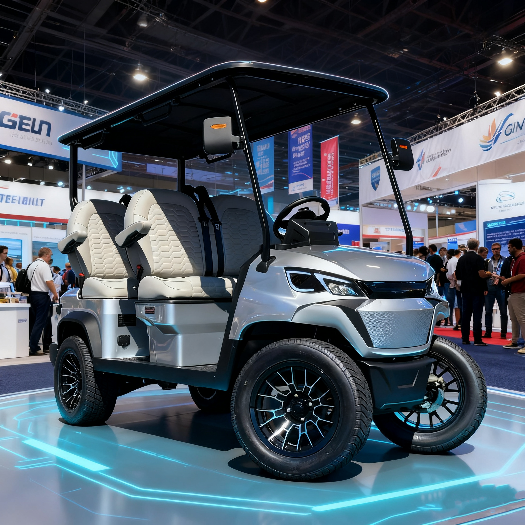 Lexsong Seeks Global Distributors for 4-Seater Golf Cart with 72V Lithium Battery