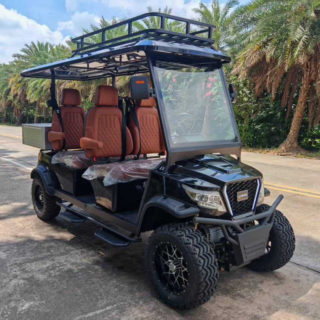 Lexsong 4x4 High-Power Golf Cart with Cargo Box – Built for Hills and Forest Trails