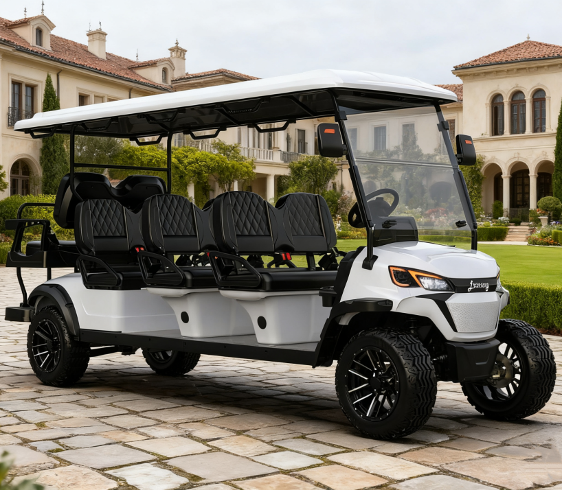 8 People Lithium Battery Off Road Electric Resort Golf Cart LS2063ASZ