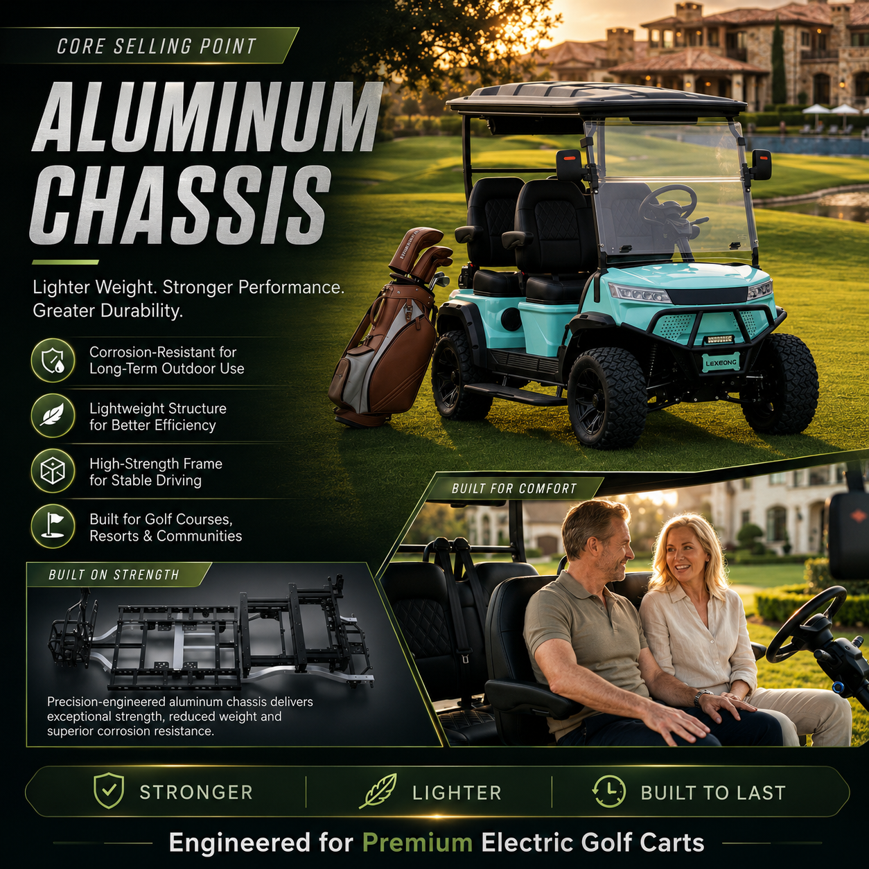 Why Aluminum Chassis Are Becoming the Future of Electric Golf Carts