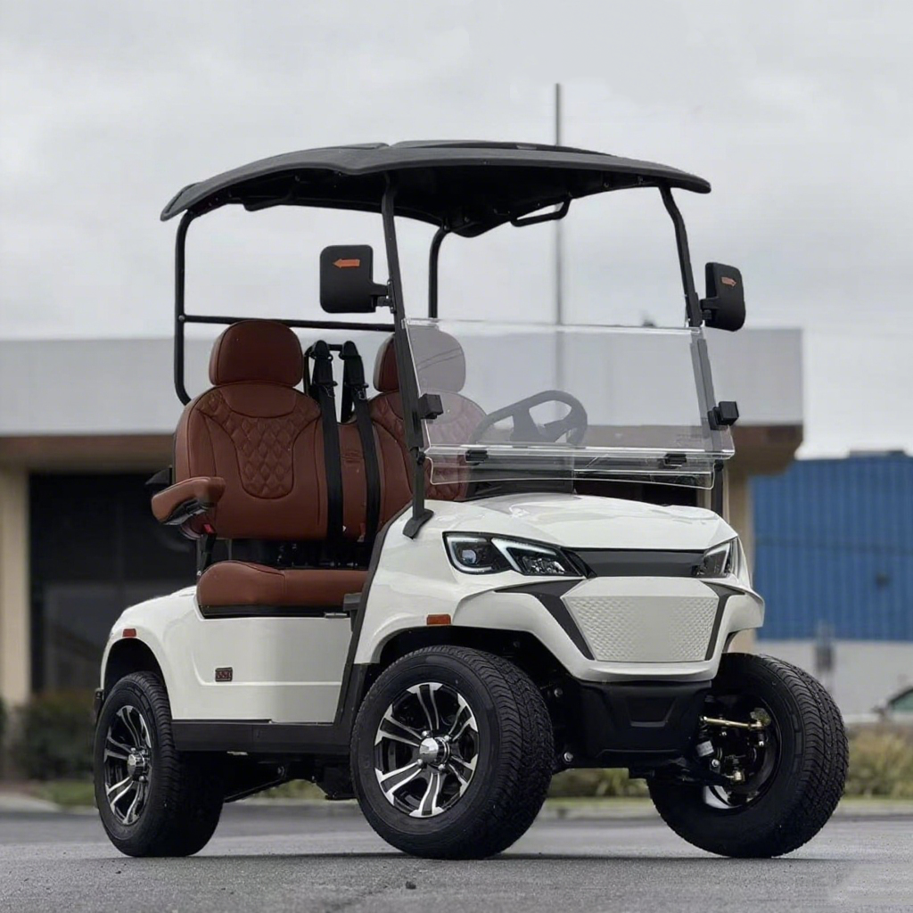 2025 Lancement de 2 places 72V Caddie de Golf Électrique LS2023K