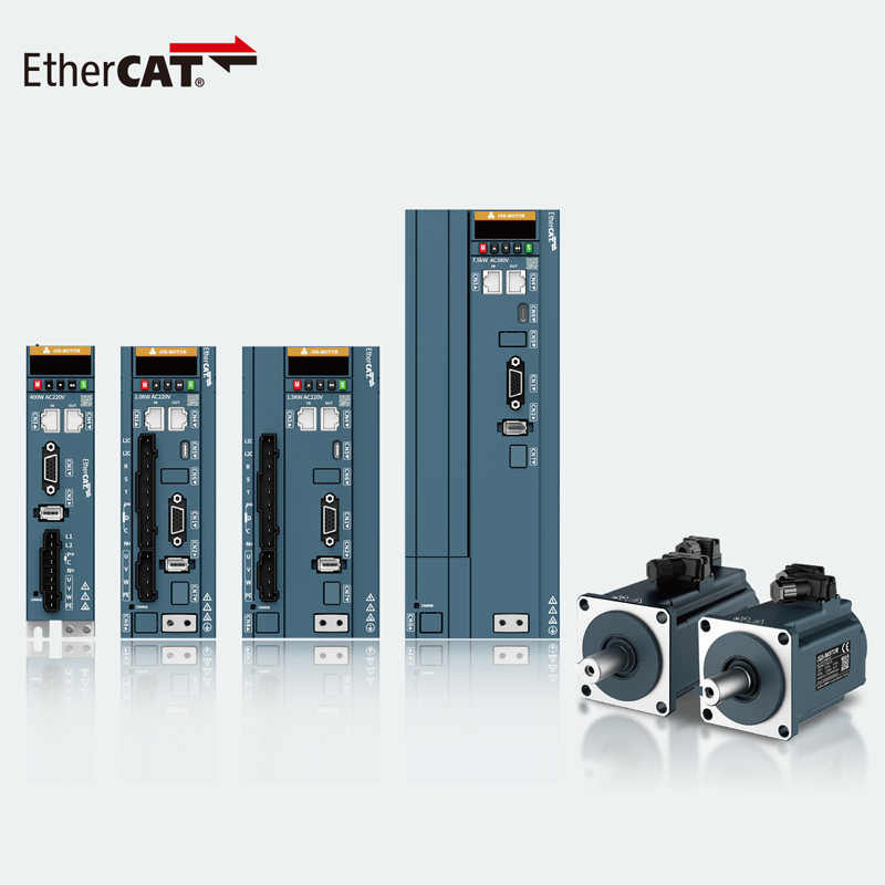 JSS715N 17 bit mutlak kodlayıcı servo motor ve Ethercat servo sürücü