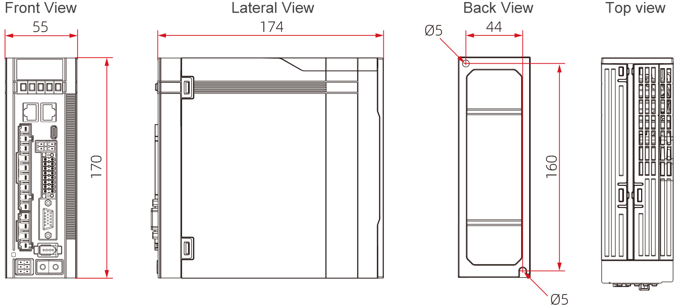 JSS780N servo drive dimensions-SIZE-C.png