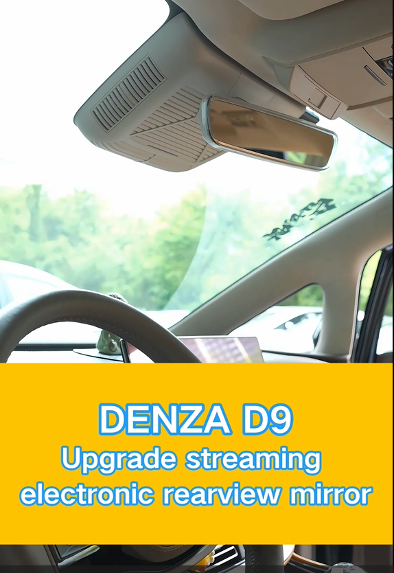 Instalace streamovacího zpětného zrcátka Denza D9
