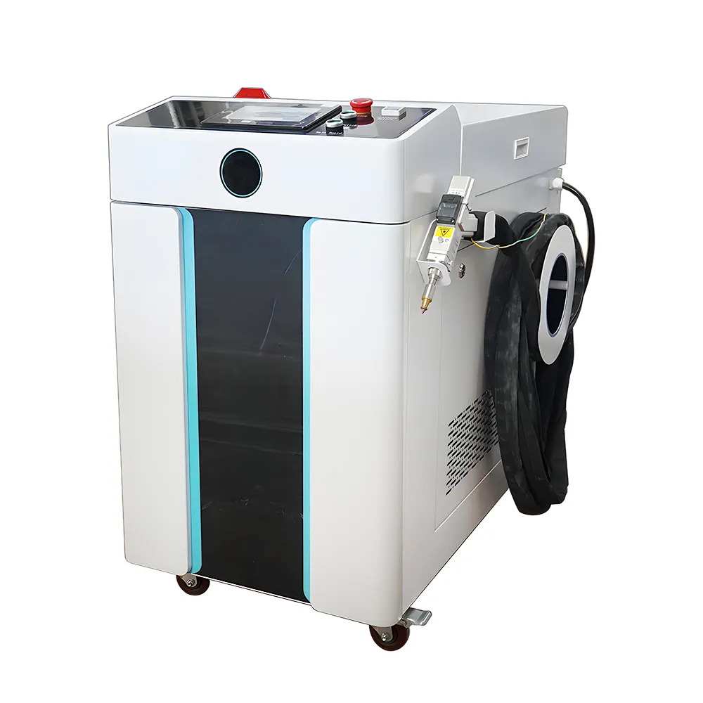 2000W  Continuous fiber laser cleaning machine rust and paint remover