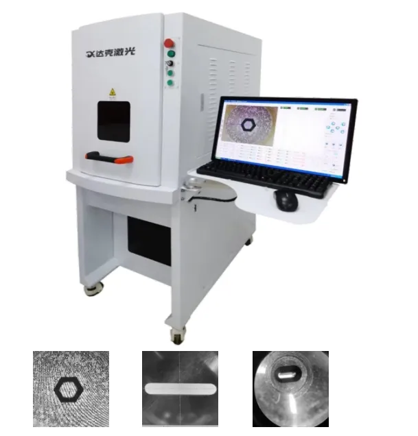 What are the common troubleshooting steps for issues with a laser drilling machine?