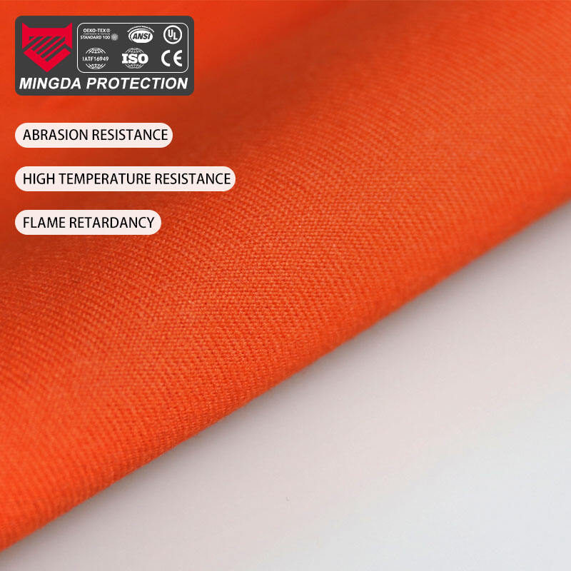 tecido de Aramida 3A Ignífugo 210Gsm - Material Retardante de Chamas, Resistente ao Calor para Vestuário PPE e Uniformes Industriais