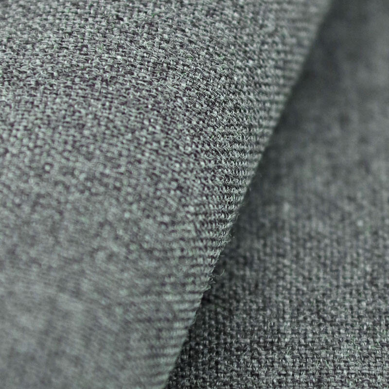 Tela Lleugera de 115gsm de Mescla de Meta-Aramid FR | Tela Gris Melangi Retardant de Flama per a Ropa Protectora