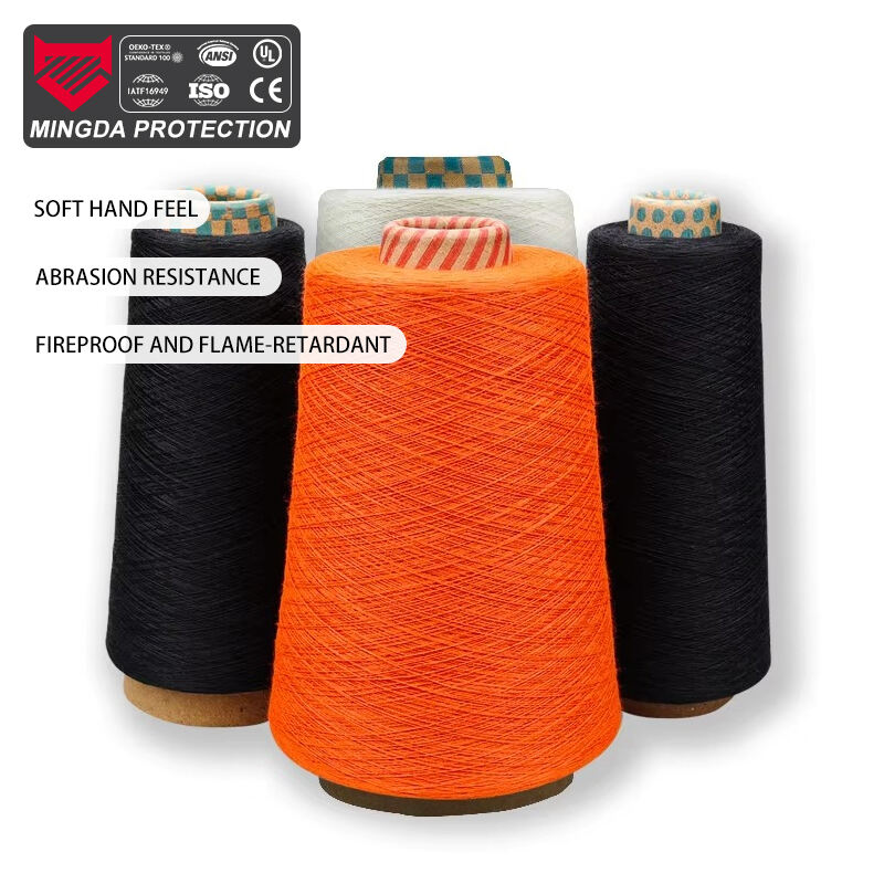 fio 32s/2 Nomex IIIA Retardante de Chama — 93 % Pararomático, Resistente ao Calor e Antiestático