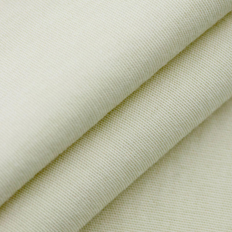 tela blanquejada de Modacrílic FR i Viscosa 175 gsm | Teixit pla retardant de flama tou per a roba de treball i uniformes