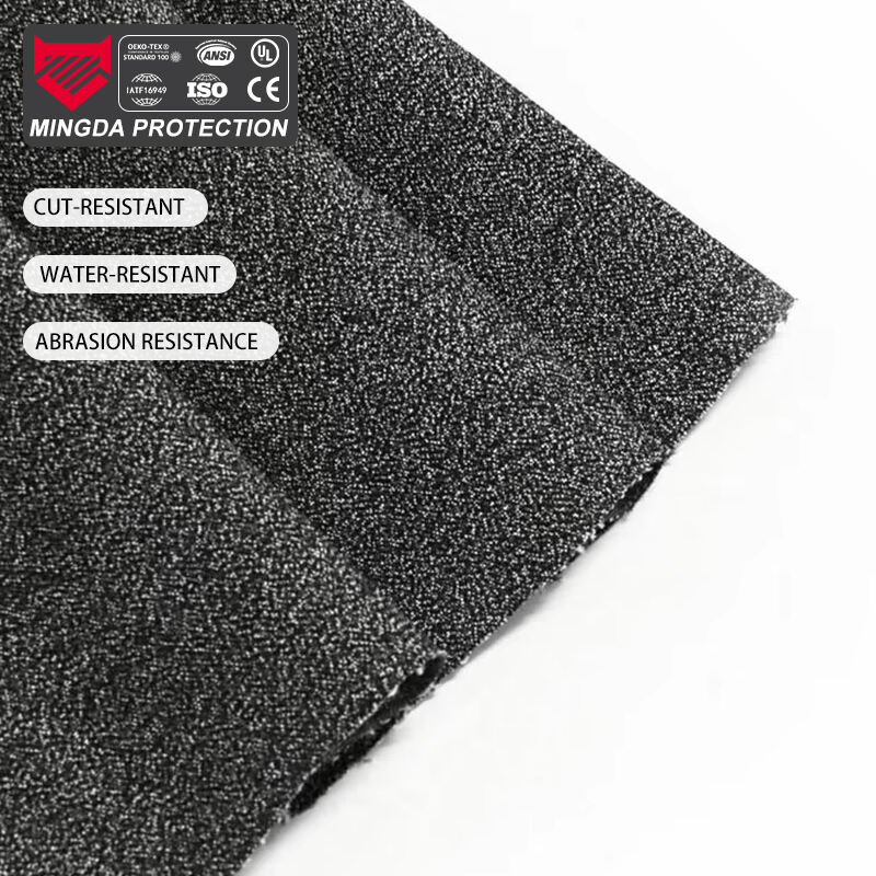 Fornecedor Original Tecido Preto Impermeável Resistente ao Desgaste UHMWPE para Roupa Esportiva Estilo Liso com Acessórios