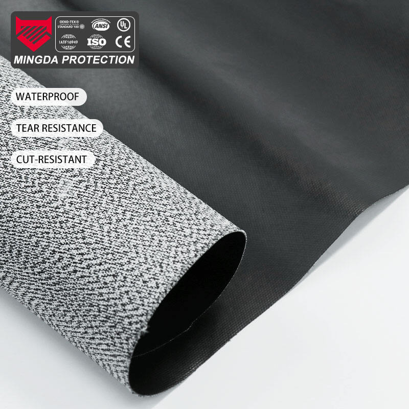 Tecido Twill Resistente a Corte Nível ANSI 4 Compósito UHMWPE HPPE Tecido Protegido com Padrão Costurado