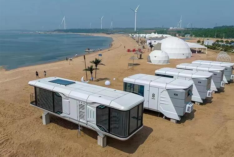 Factory Sell Space Capsule Rooms High Quality Prefab Luxury home Container Homes Luxury House For Camping Capsule House factory