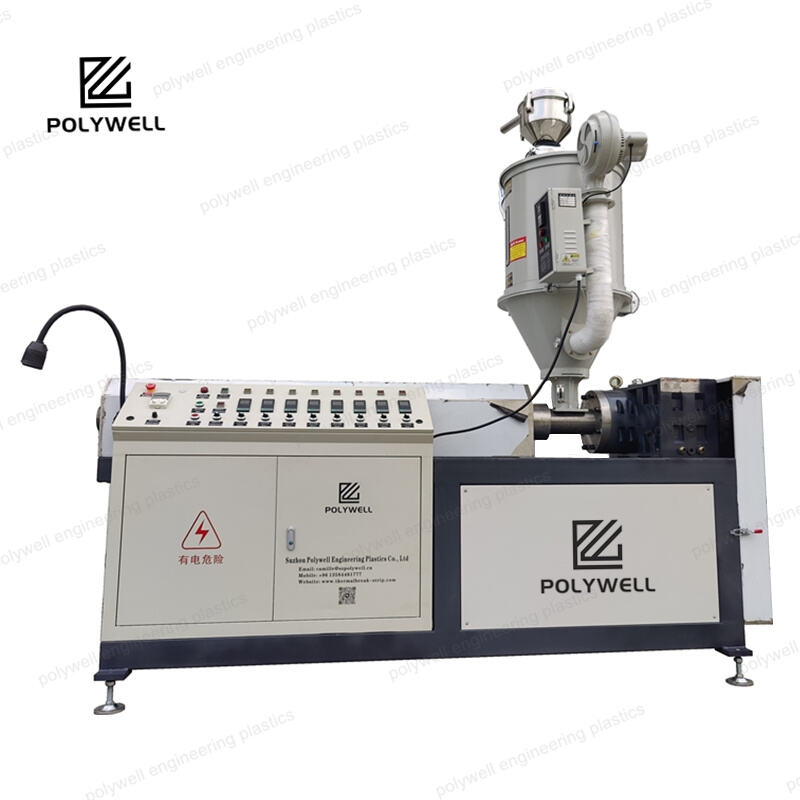 Tsis Siv Neeg Economical Extrusion Yas PA66 Nylon Yas Ua Tshuab Thaum tshav kub kub rwb thaiv tsev Strip Extruding tshuab