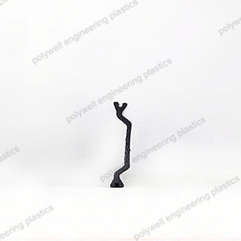 Nylon 66 Glass Fiber 25 Customized Shapes Sound Insulation Extrusion Plastic Profile