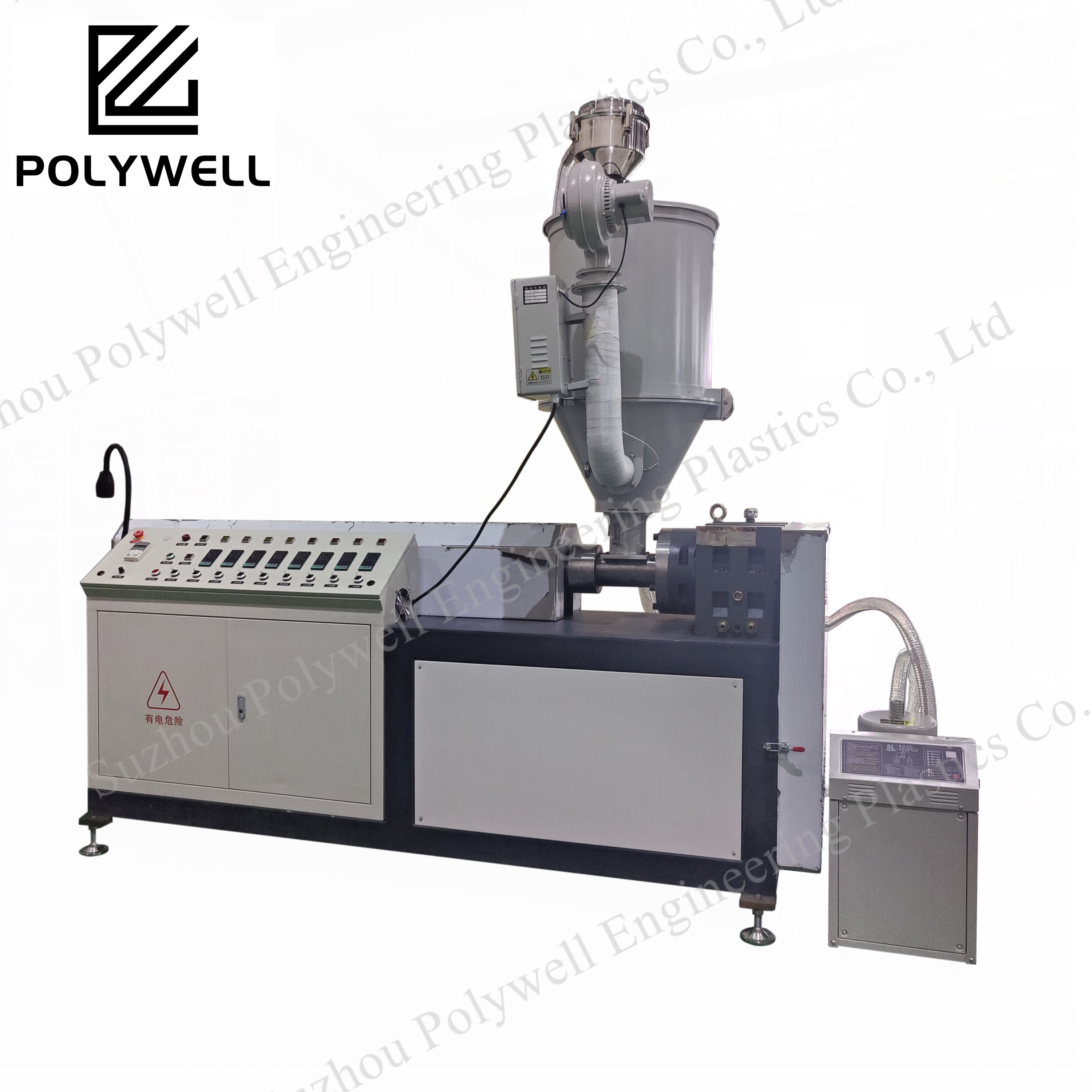 Plastic Nylon Bars Extruding Machine PA66 GF25 Thermal Break Strip Plastic Profile Extruder Machinery